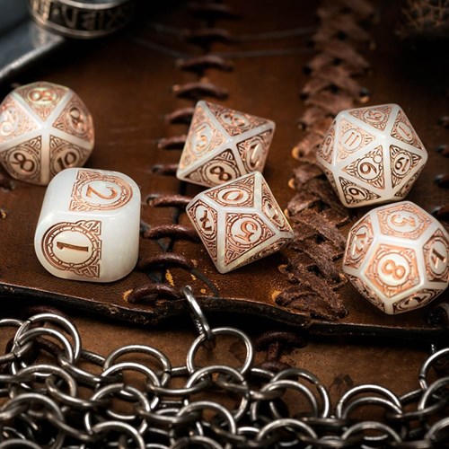 Q-Workshop Viking dobbelstenen - Nilfheim set van 7 stuks-3