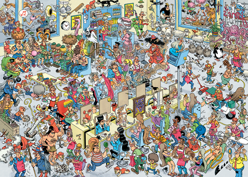 Jan van Haasteren Legpuzzel - The Hairdressers, 1000st.-2