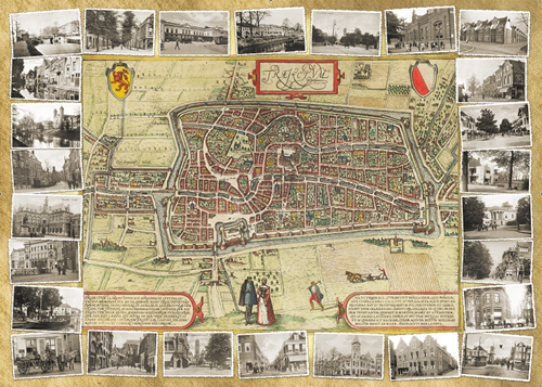Tucker's Fun Factory puzzle carte Utrecht 1000 pièces cartographie-2