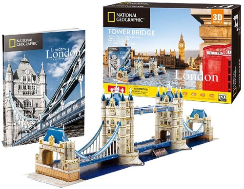 Cubic Fun Puzzle 3D Tower Bridge Londres jouet éducatif-2