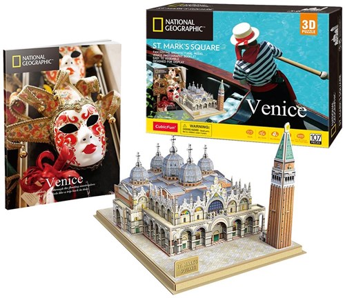 Cubic Fun puzzle 3D Place Saint-Marc Venise set de construction-2