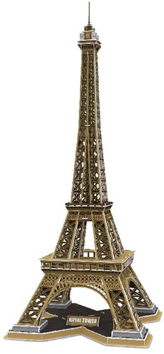 Cubic Fun Puzzle 3D - Tour Eiffel kit de construction Paris 80 pièces-3