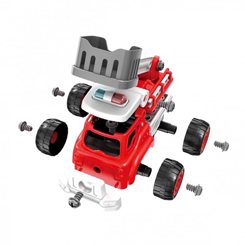 Buki camion de pompiers - Voiture RC jouet pour enfants dès 3 ans-3