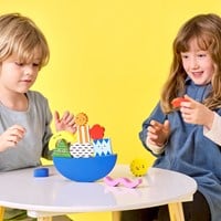 Kikkerland TeeterTotterShape Wood Balance Game-2
