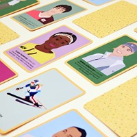 Kikkerland Great Women Athletes Matching Game-3