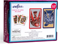 eeBoo Malin's Birds Bridge Playing Card Set (2 Decks) (U)-2