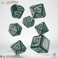Q-Workshop Harry Potter - Slytherin Modern Dice Set - Green (7)-2