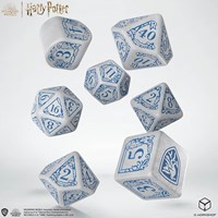 Q-Workshop Harry Potter set de dés Ravenclaw moderne blanc 7 pièces-2