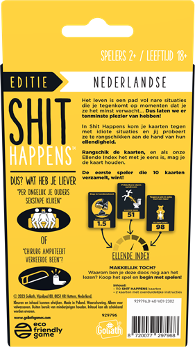 Goliath Goliath - Shit Happens Pocket Editie 18+ NL-2