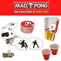 Mad Party Games jeu de fête MadPong - Beer pong 2.0 jeu à boire adultes-3