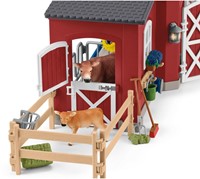Schleich Schleich Farm World Red Barn With Animals And Accessories-3