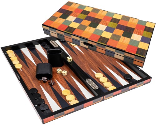 Philos Backgammon Kassette Fourni Groot-3