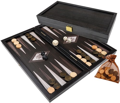 Philos Backgammon spel Kassette Skariana Klein reisspel-3