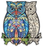 Philos Artefact Houten Puzzel 2 in 1 Uil (199)-3