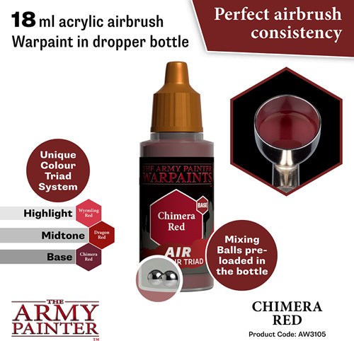 The Army Painter acrylverf Chimera Red voor miniaturen en modelbouw-2