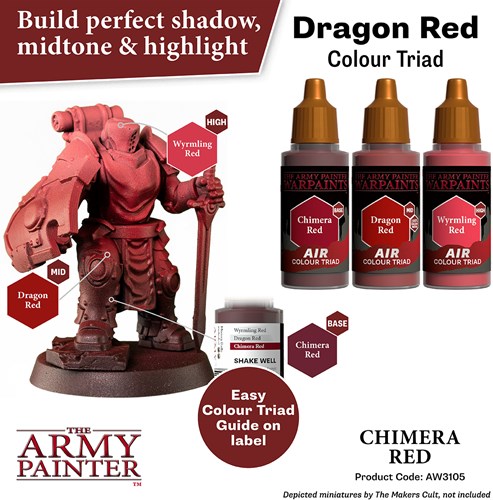 The Army Painter acrylverf Chimera Red voor miniaturen en modelbouw-3
