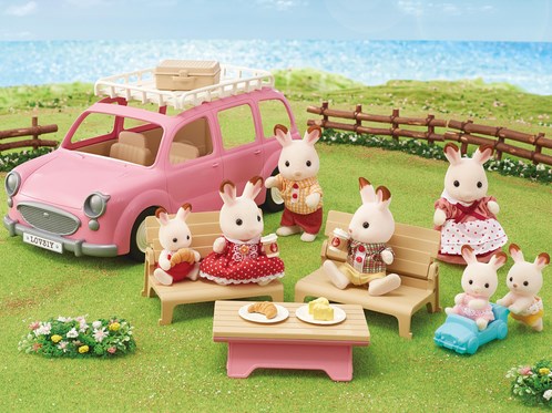 Sylvanian Families voiture pique-nique familiale jouet - 8 places-3