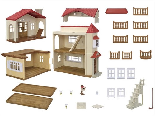 Sylvanian Families Groot poppenhuis met geheime speelkamer-2