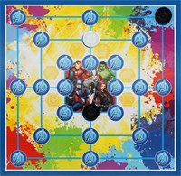Cartamundi Marvel Avengers 4-in-1 Spellendoos Bordspel Verzameling-3