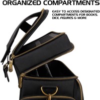 Enhance Gaming Tabletop Adventurer's Travel Bag - Black-2