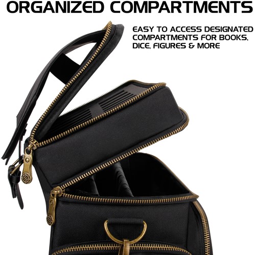 Enhance Gaming Tabletop Adventurer's Travel Bag - Black-2