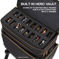 Enhance Gaming Tabletop Adventurer's Travel Bag - Black-3