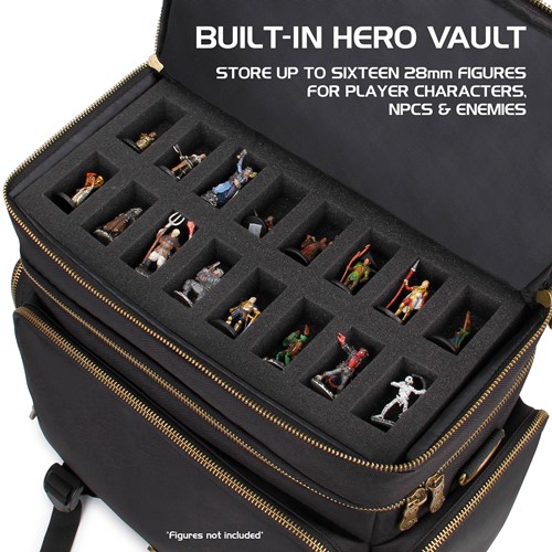 Enhance Gaming Tabletop Adventurer's Travel Bag - Black-3