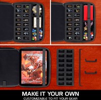 Enhance Gaming Tabletop RPG Organizer Case Collector's Edition - Red-3