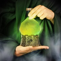Enhance Gaming Tabletop Potion Light - Green-2