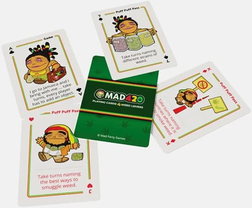 Mad Party Games Mad420 Playing Cards - Weed Game-2