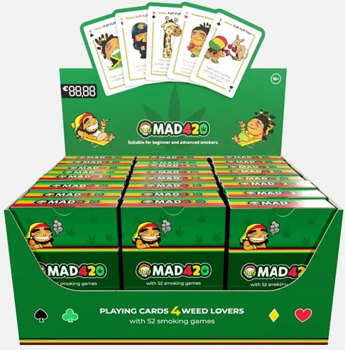 Mad Party Games Mad420 Playing Cards - Weed Game-3