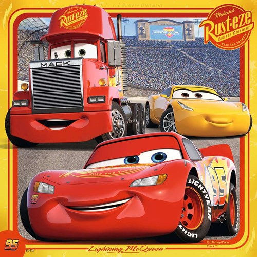 Ravensburger Cars 3 puzzle - Puzzle Disney 3x49 pièces pour enfants-3