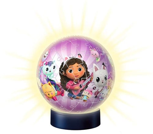 3D Puzzel Gabby's Poppenhuis Nachtlamp, 72st.-3
