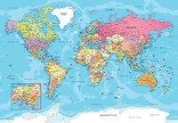 Eurographics Map of the World Tin (550)-2