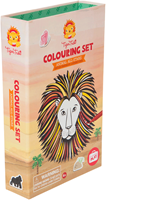 Tiger Tribe livre de coloriage animaux all stars - coffret coloriage avec stickers et feutres-3