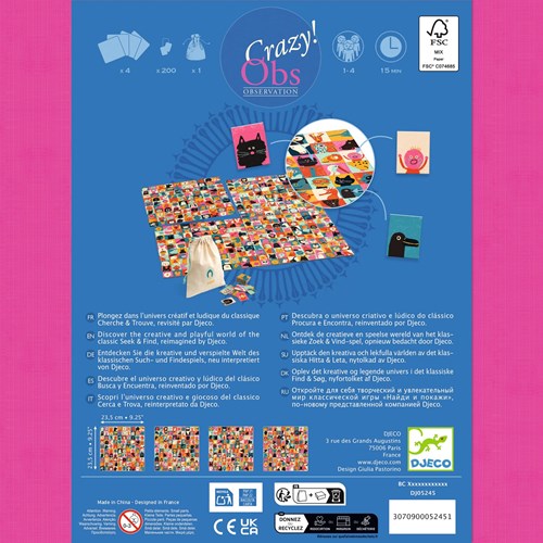 Djeco JEUX - JEUX CLASSIQUES Photo booth - FSC MIX