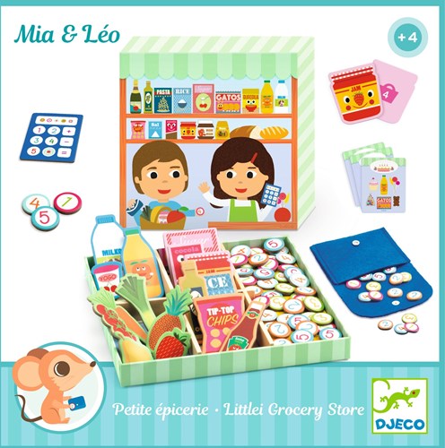 Djeco JEUX D'IMITATION - GOURMANDISES Mia & Léo Little Shop - FSC MIX
