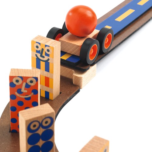 Djeco CONSTRUCTION - ZIG & GO Zig & Go Junior - Racer - 51 pcs - FSC 100%