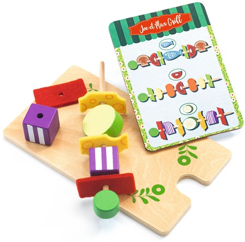 Djeco JEUX D'IMITATION - GOURMANDISES Joe & Max Grill - FSC 100%