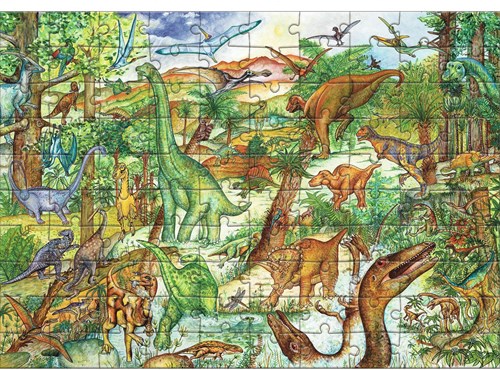 Djeco Discover the Dinosaurs - 100 pieces