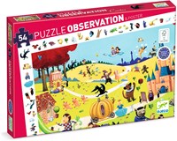 Djeco PUZZLES - PUZZLES OBSERVATION Contes - 54 pcs - FSC MIX