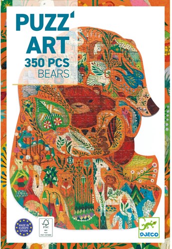 Djeco PUZZLES - PUZZ'ART Bears - 350 pcs - FSC MIX