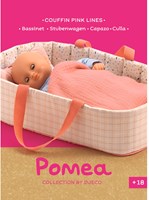 Djeco POMEA COLLECTION - ACCESSOIRES POMEA Couffin Pink Lines