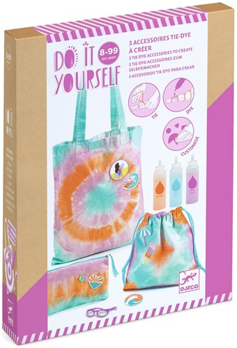 Djeco DO IT YOURSELF - A COLORIER, PEINDRE, TEINDRE Sunshine camp - FSC MIX