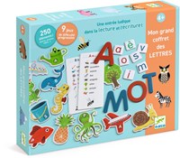 Djeco JEUX  EDUCATIFS - JEUX EDUCATIFS Mon Grand Coffret des lettres - FSC MIX