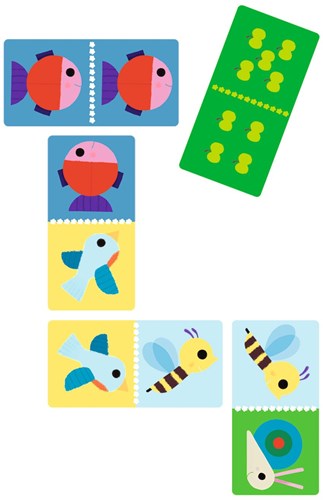 Djeco JEUX  EDUCATIFS - MÉMOS, LOTOS, DOMINOS À la ferme - 5 JEUX - FSC MIX