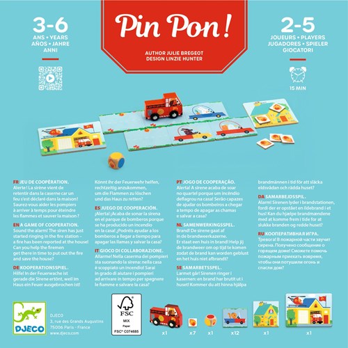 Djeco JEUX - JEUX PinPon ! - FSC MIX
