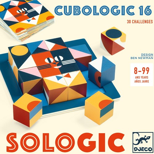 Djeco JEUX - SOLOGIC Cubologic 16 - FSC 100%