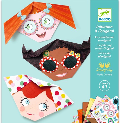 Djeco LES PETITS CADEAUX DES GRANDS - ORIGAMI Frimousses - FSC MIX