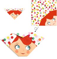 Djeco LES PETITS CADEAUX DES GRANDS - ORIGAMI Frimousses - FSC MIX